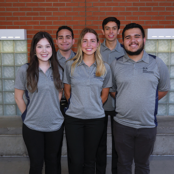 A photo of the five Ancerix student inventors.