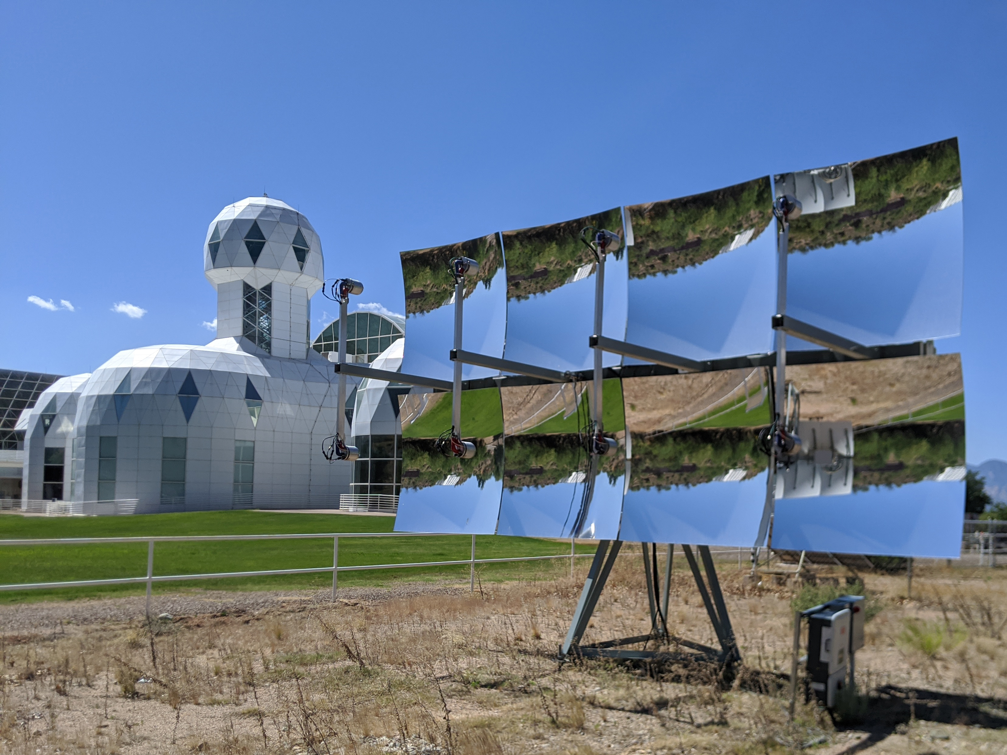 The test system implementation at the UArizona Biosphere2. The test system implementation at the UArizona Biosphere2.