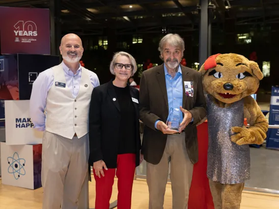 Doug Hockstad, Betsy Cantwell, Eugene Gerner and Wilma Wildcat. 