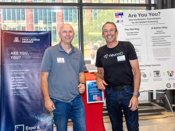 Jeff Jenkins and Joe Valacich present their identity verification technology.
