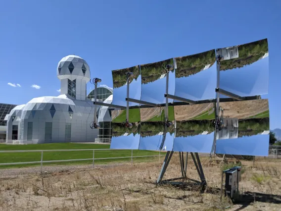 The test system implementation at the UArizona Biosphere2. 