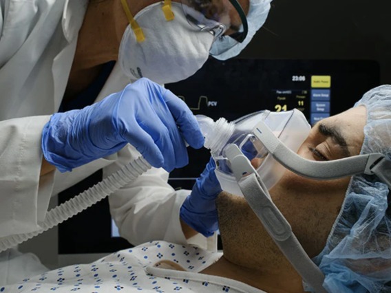 treating a patient on a ventilator