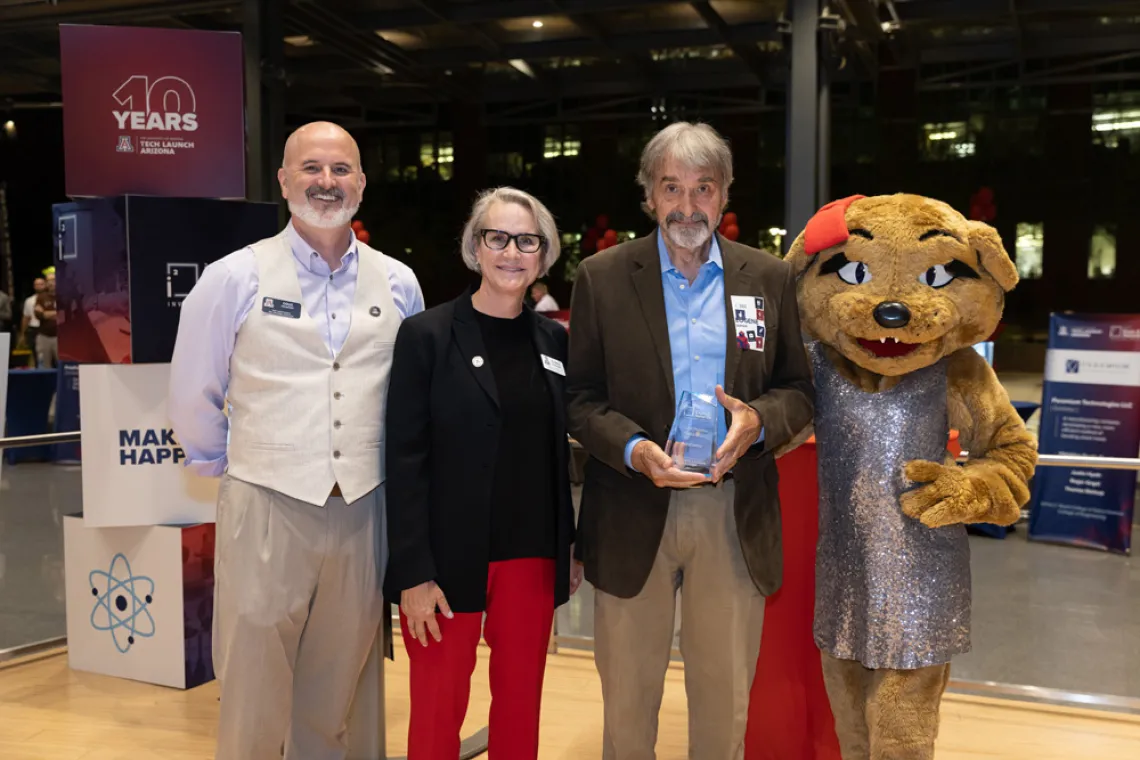 Doug Hockstad, Betsy Cantwell, Eugene Gerner and Wilma Wildcat. 