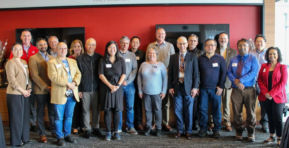 The 2023 Patent Medallion recipients and TLA colleagues pose for a photo.