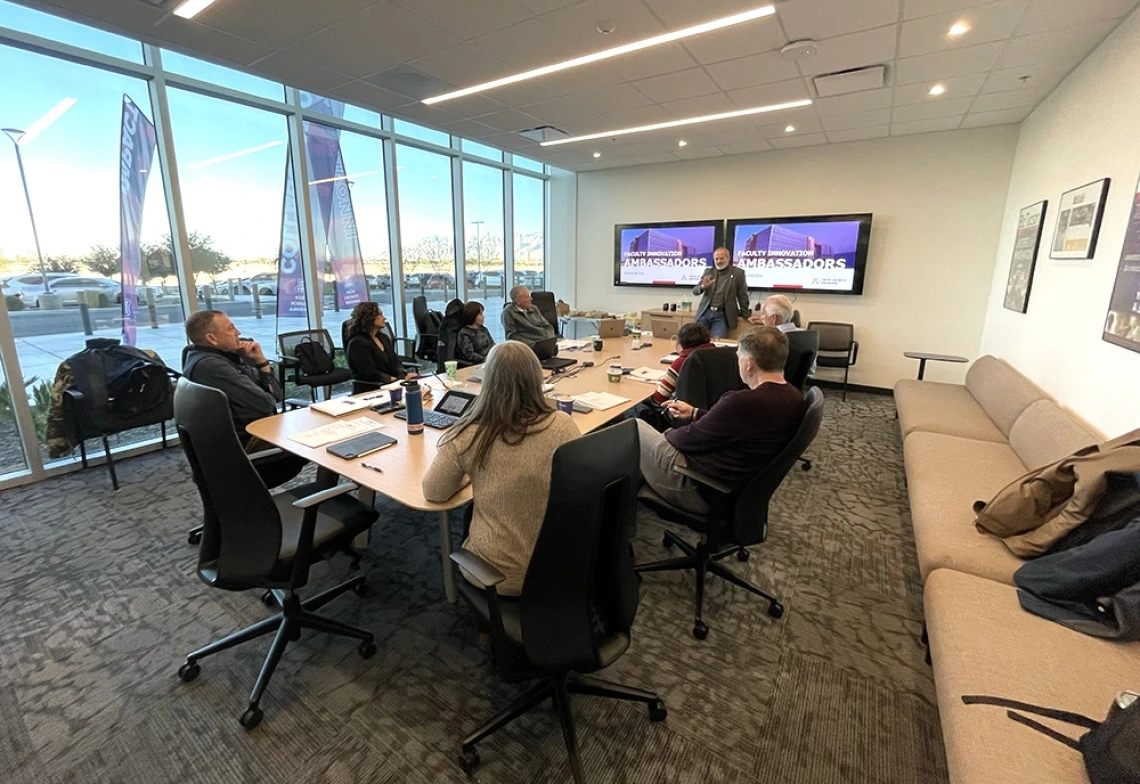 Faculty Innovation Ambassador orientation day at Tech Launch Arizona.