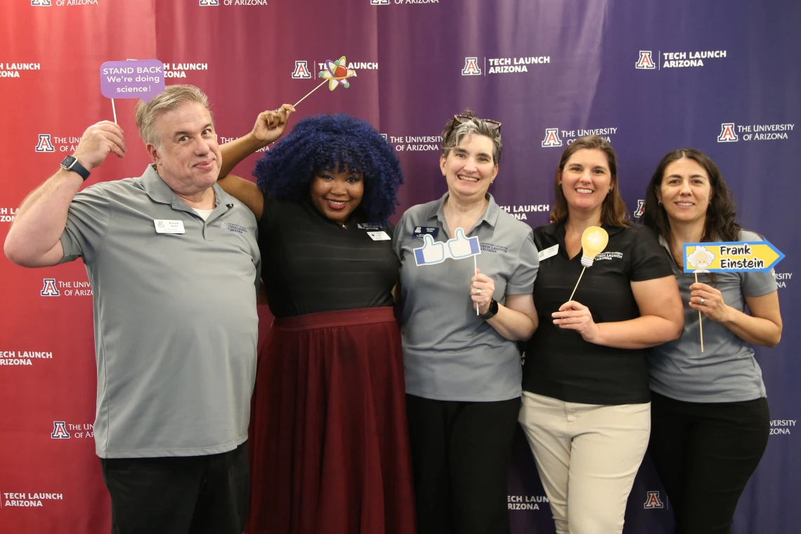 Rich Weite, Tiara Burtram, Aileen Dingus, Anne Gardner, and Ann Chihak Poff of the TLA team. 