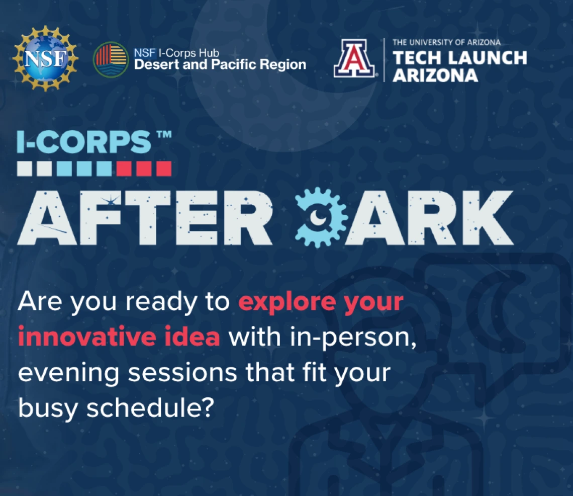 Flyer for I-Corps After Dark 