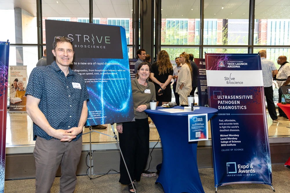 Mike and Laurel Worobey present Strive Bioscience.